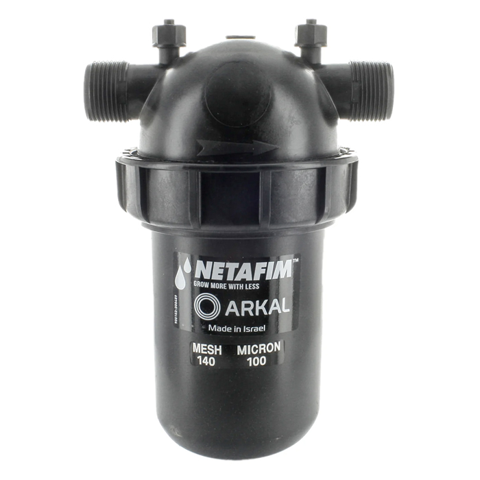 Netafim Manual Disc Filter 1in MPT x MPT 140 Mesh 5-26GPM