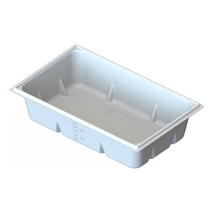 70 Gallon Reservoir White Rectangle