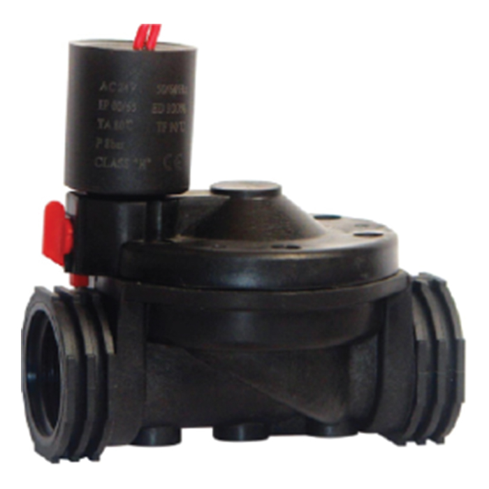 GROW1 3/4" 2-Way Electric Globe Valve 1-26GPM 24VAC