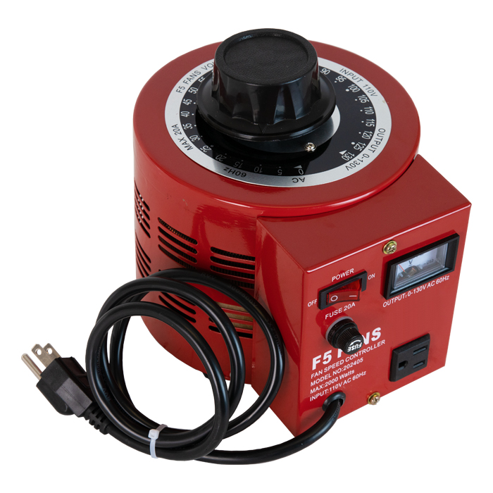 F5 Single Outlet Variable Voltage Speed Controller (10A 1000W 1kV)