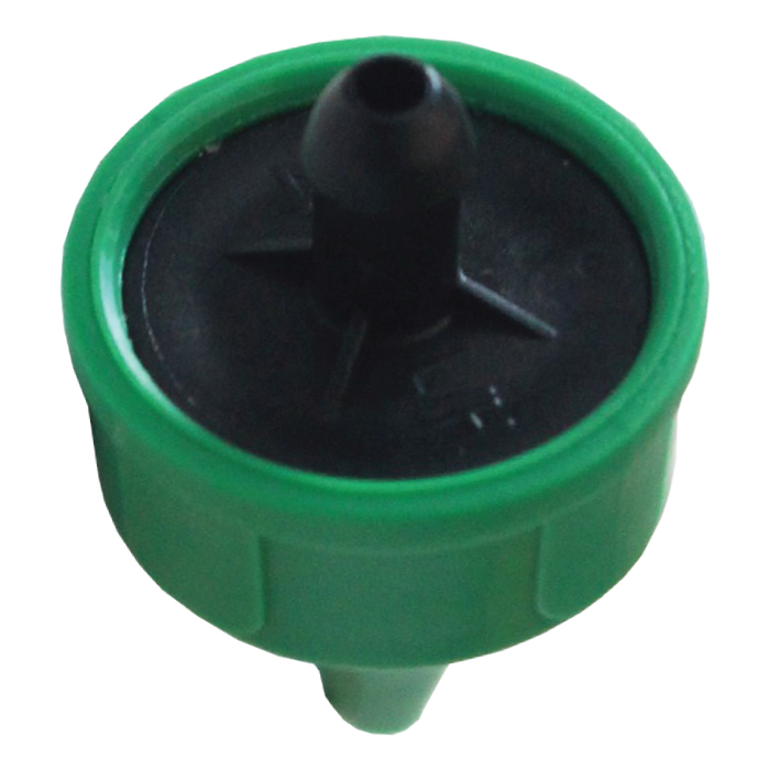 GROW1 Pressure Compensating Junior Dripper w/ CNL 1.0GPH Black/Green (250pcs/Pack)