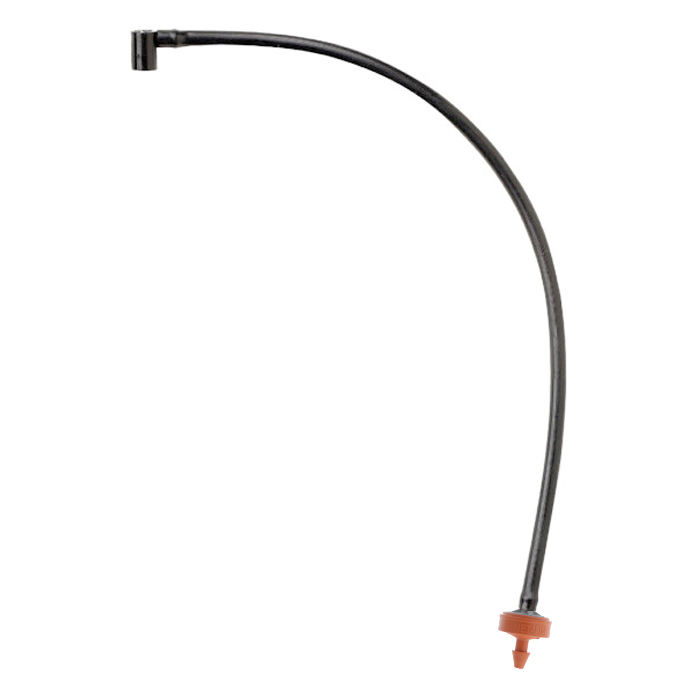 Netafim Dripper Assembly w/ Black Tubing & Grey/Orange Dripper 6.6GPH 48in (25pcs/Bag)