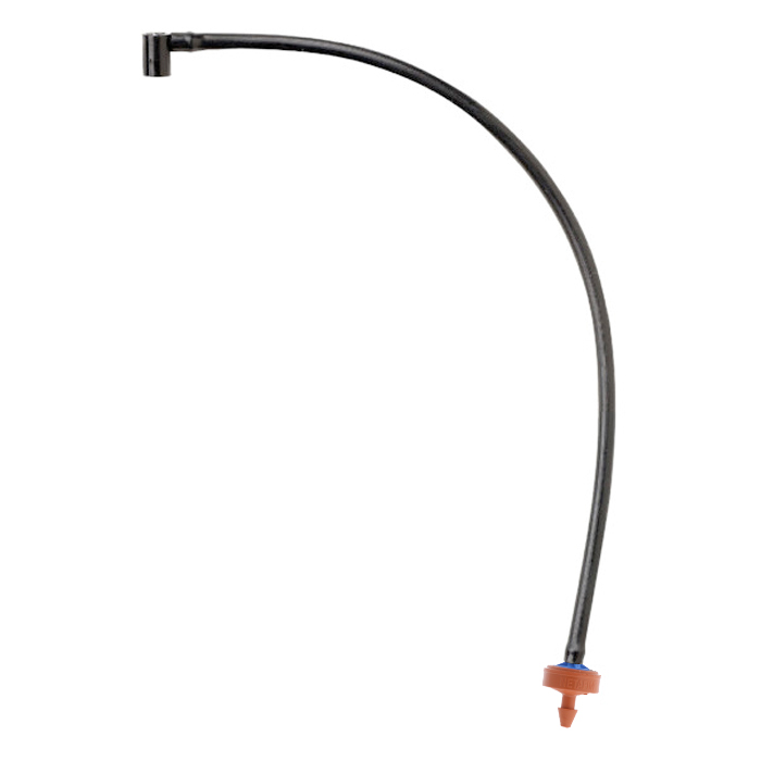 Netafim Dripper Assembly w/ Black Tubing & Blue/Orange Dripper 10.6GPH 36in (25pcs/Bag)