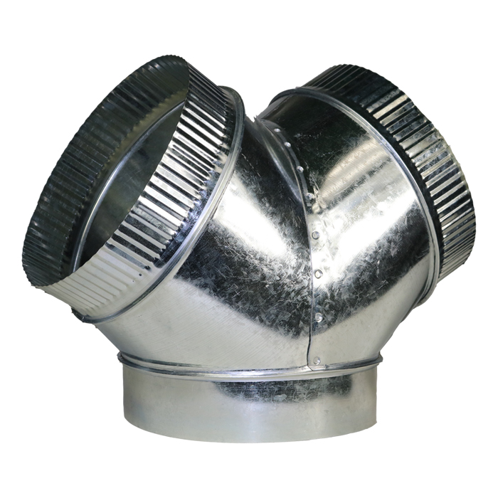 Y Duct Connector 12in x 8in x 8in