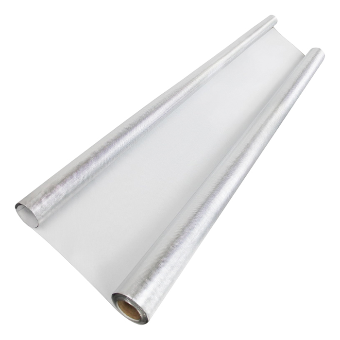 Diamond Foil on White 110 Micron 4ft x 100ft