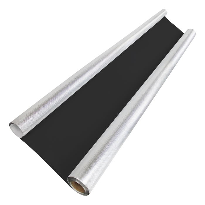 Diamond Foil on Black 110 Micron 4ft x 100ft