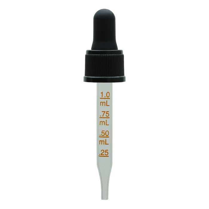 Pyur Scientific Amber Glass Tincture Bottle Dropper 60ml (DROPPER ONLY)