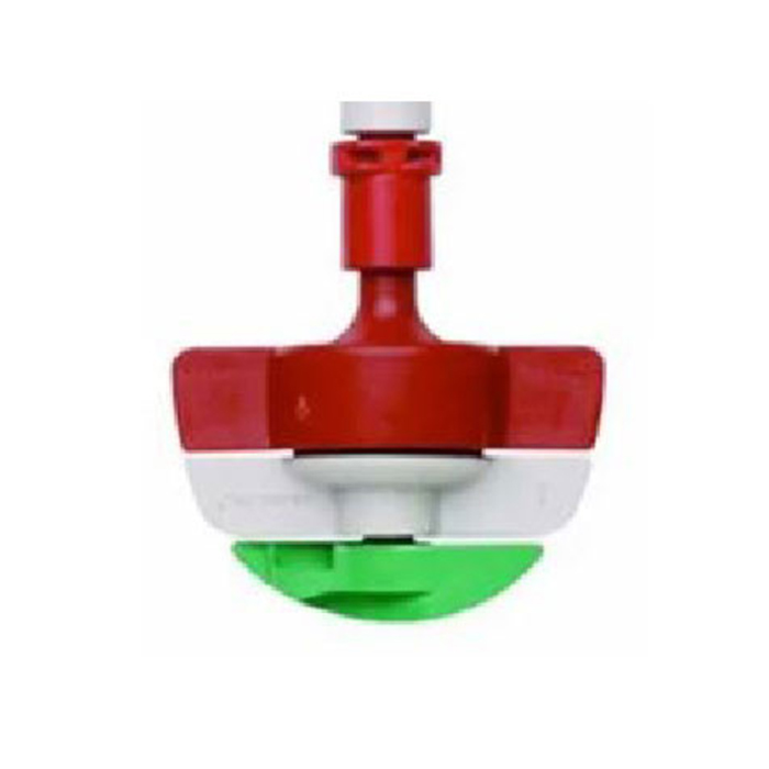 Netafim SpinNet Sprinkler Head with Check Valve; Red Mist; Red Body; Green Spinner 18.4GPH (25pcs/Bag)