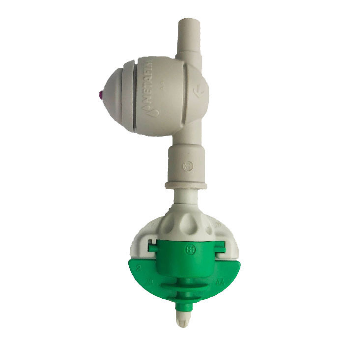 Netafim VibroNet Sprinkler; Green Nozzle with Check Valve 12.6GPH (25pcs/Bag)