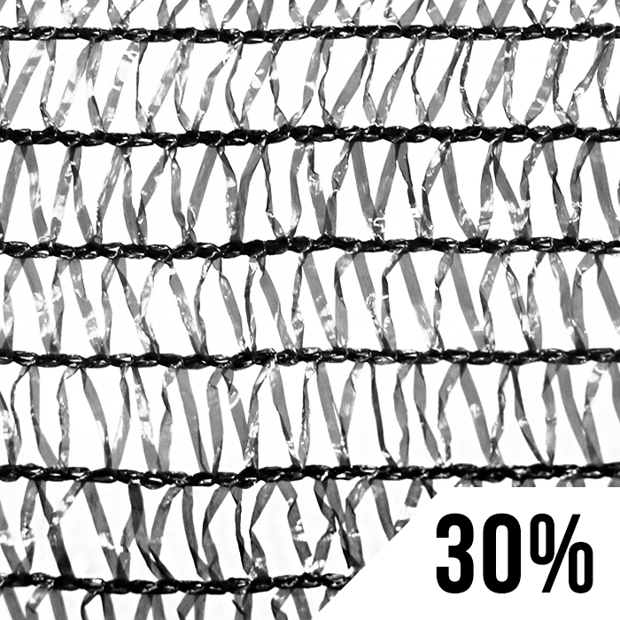 GROW1 Greenhouse Shade Cloth Black 30% Light Dep 32ft x 100ft