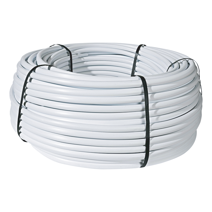 GROW1 UV Bright White Polyethylene Tubing 17mm OD (1.2mm Thick) 500' Roll