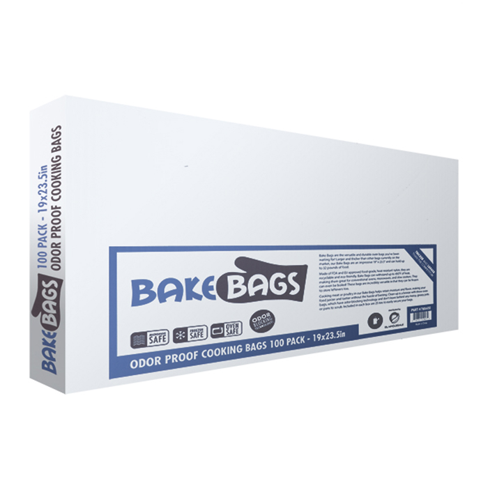 Bake Bags Heavy Duty Turkey Bags 5 Gallon 19" x 23.5" (100 Pack)