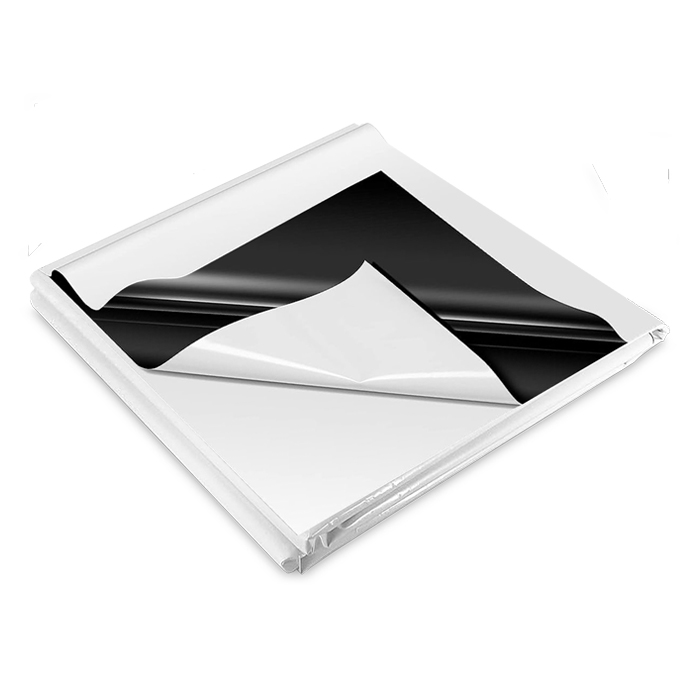 Panda Film Black and White Poly Film Sheet 5.5mil 10ft x 10ft