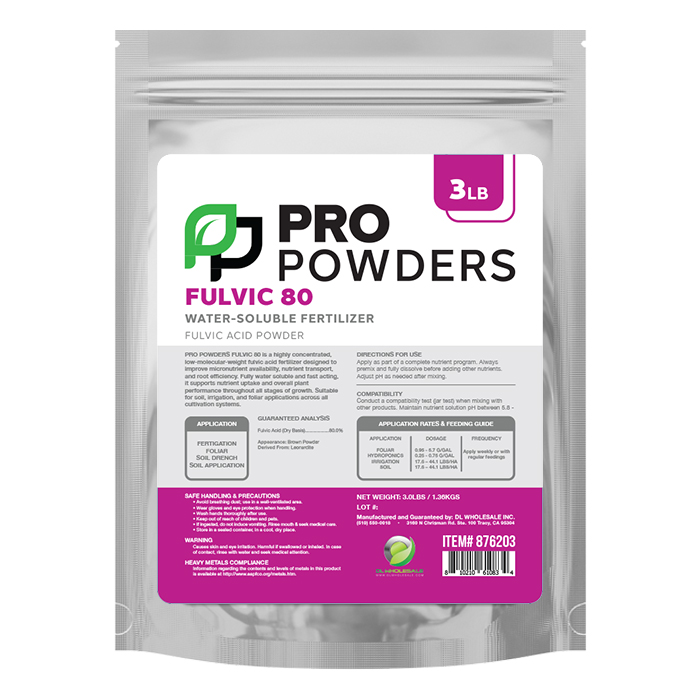 Pro Powders Fulvic 80 3lbs
