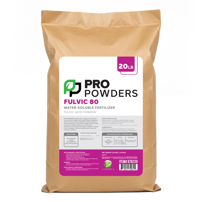 Pro Powders Fulvic 80 20lbs