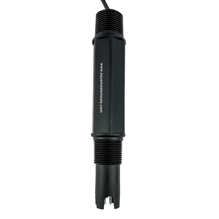Aqua Master Tools Industrial 6 Bar Inline EC / PPM / TDS / Temp Electrode w/ 3/4in Male Thread and BNC Connector