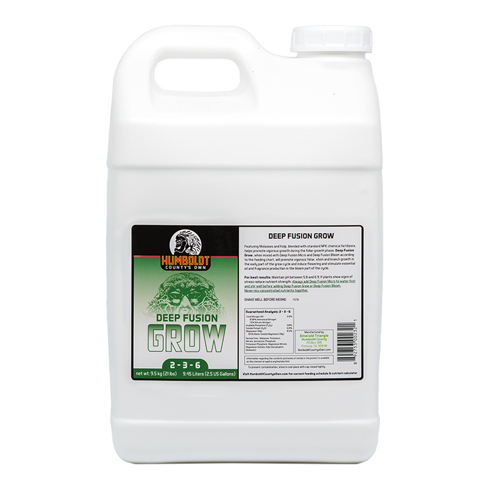 Humboldt County's Own Deep Fusion Grow 2.5gal