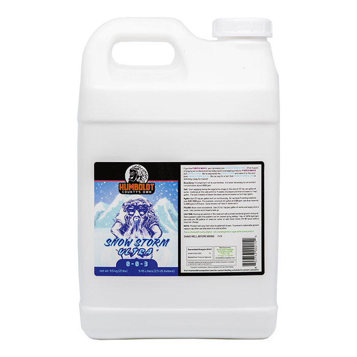 Humboldt County's Own Snow Storm Ultra 2.5gal