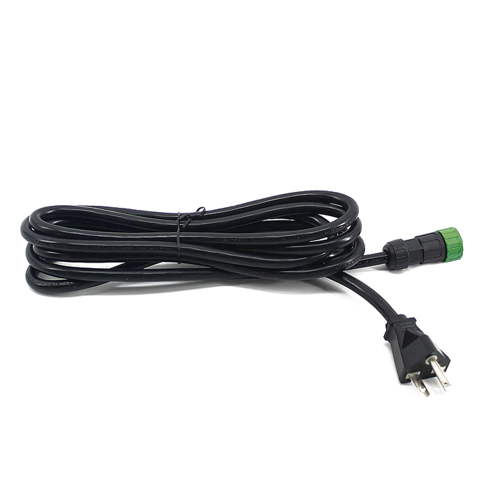 FloraFlex 240V 3-pin Input cord with M19 connector for Daisy Chain (12AWG)