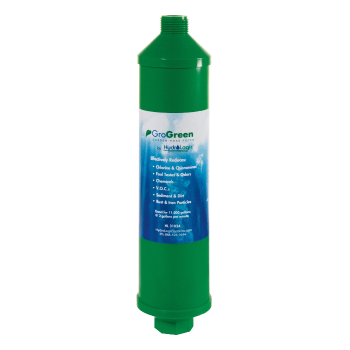 HydroLogic GroGreen Garden Hose Filter 11000 Gallon Capacity (2GPM)