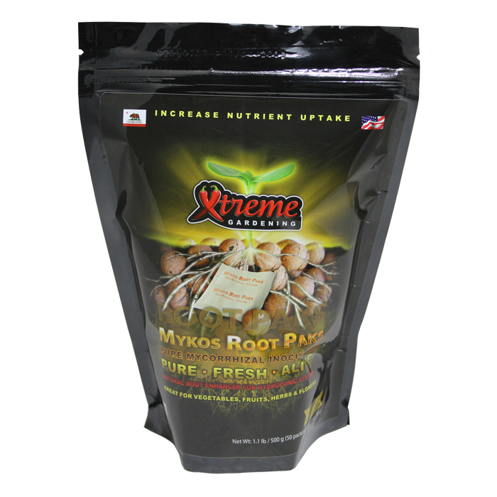 Xtreme Gardening MYKOS ROOT PAKS 50 ct 6/cs