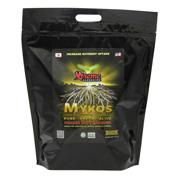 Xtreme Gardening MYKOS Pure Mycorrhizal Inoculant 20lbs