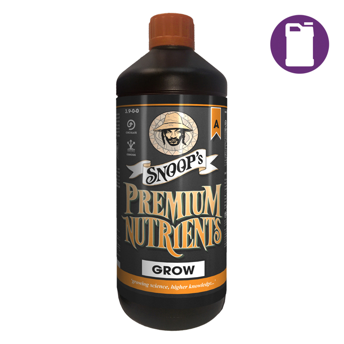 Snoop's Premium Nutrients Grow A Circulating 5ltr 3.9-0-0