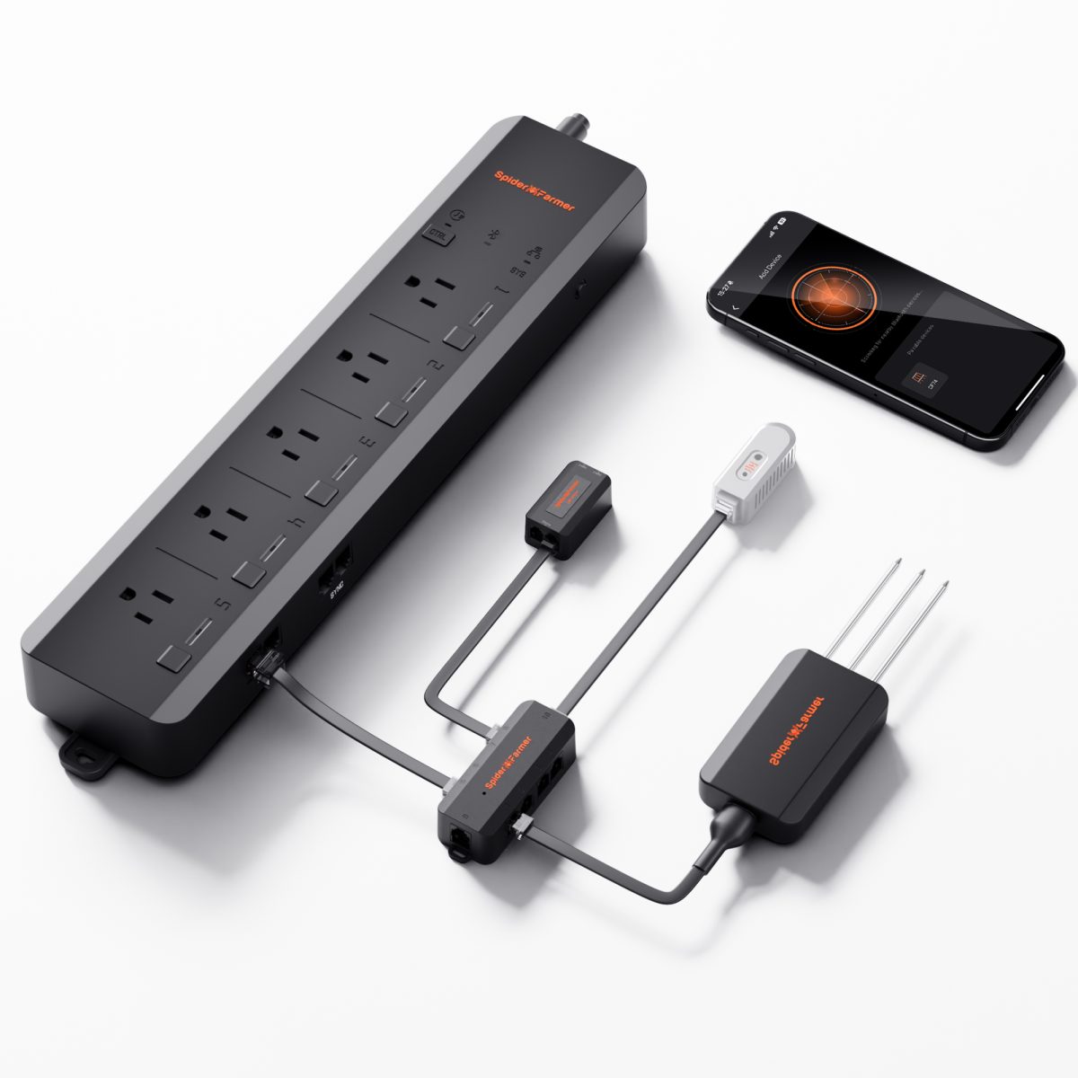 AC5 power strip kit, 5-outlet app-controlled