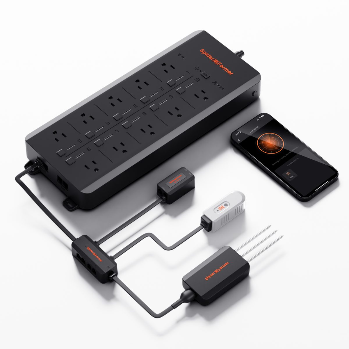 AC10 power strip kit, 10-outlet app-controlled