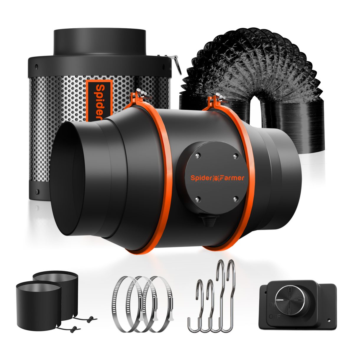 6" Inline Fan with GGS Controller