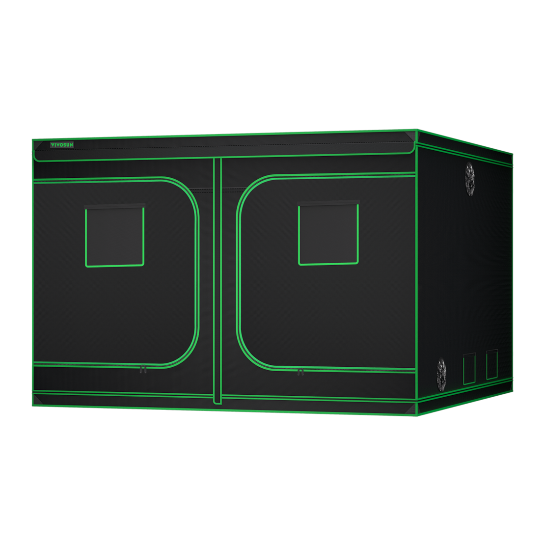 Grow Tent 10x10 S108, 24-32 Plants Use, 600D Light-proof Oxford, 120″ x 120″ x 80″, For Indoor Plants Growing
