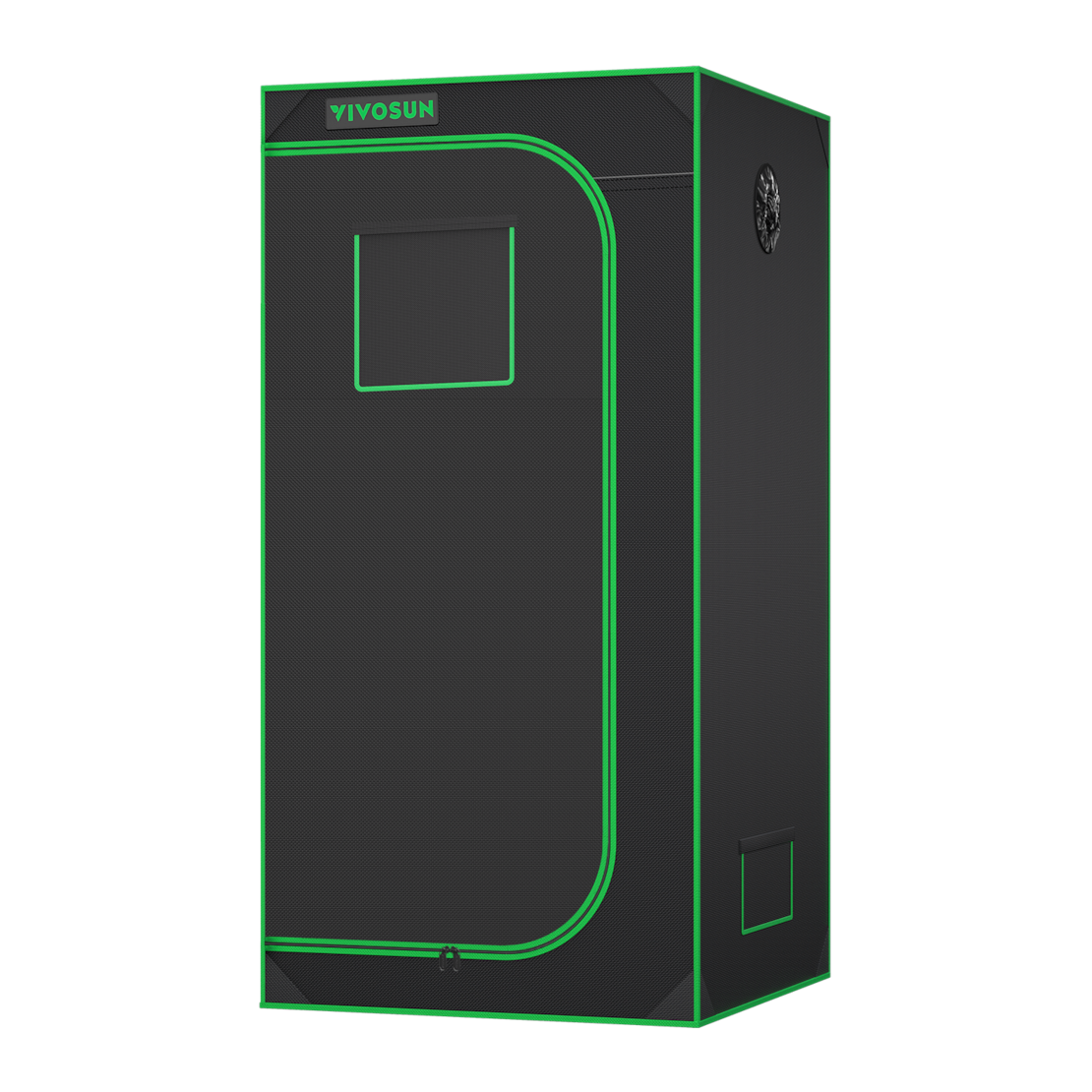 Grow Tent 2.7x2.7 S276, 1-2 Plants Use, 600D Light-proof Oxford, 32″ x 32″ x 63″, For Indoor Plants Growing