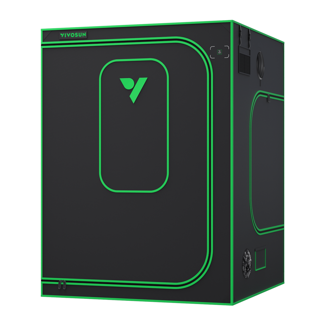Grow Tent Pro 5x5 P558, 6-10 Plants Use, Large Front Window, 60″ x 60″ x 80″, For Indoor Plants Growing