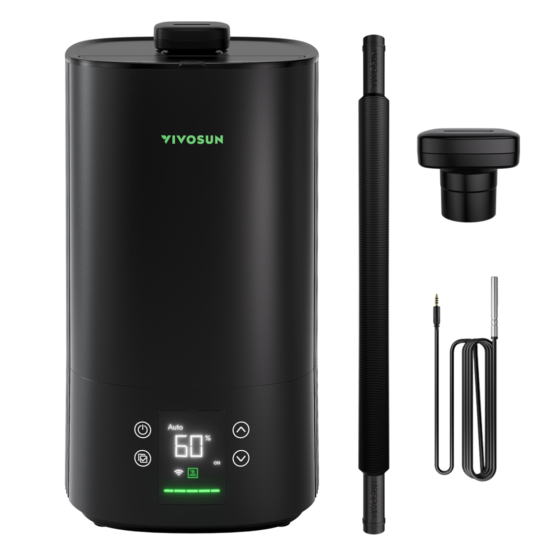 AeroStream H05 Intelligent Wi-Fi Humidifier, 1.32 Gal / 5 L Humidifier with Temp & Humidity Probe, Smart Remote Control, Designed for Growers