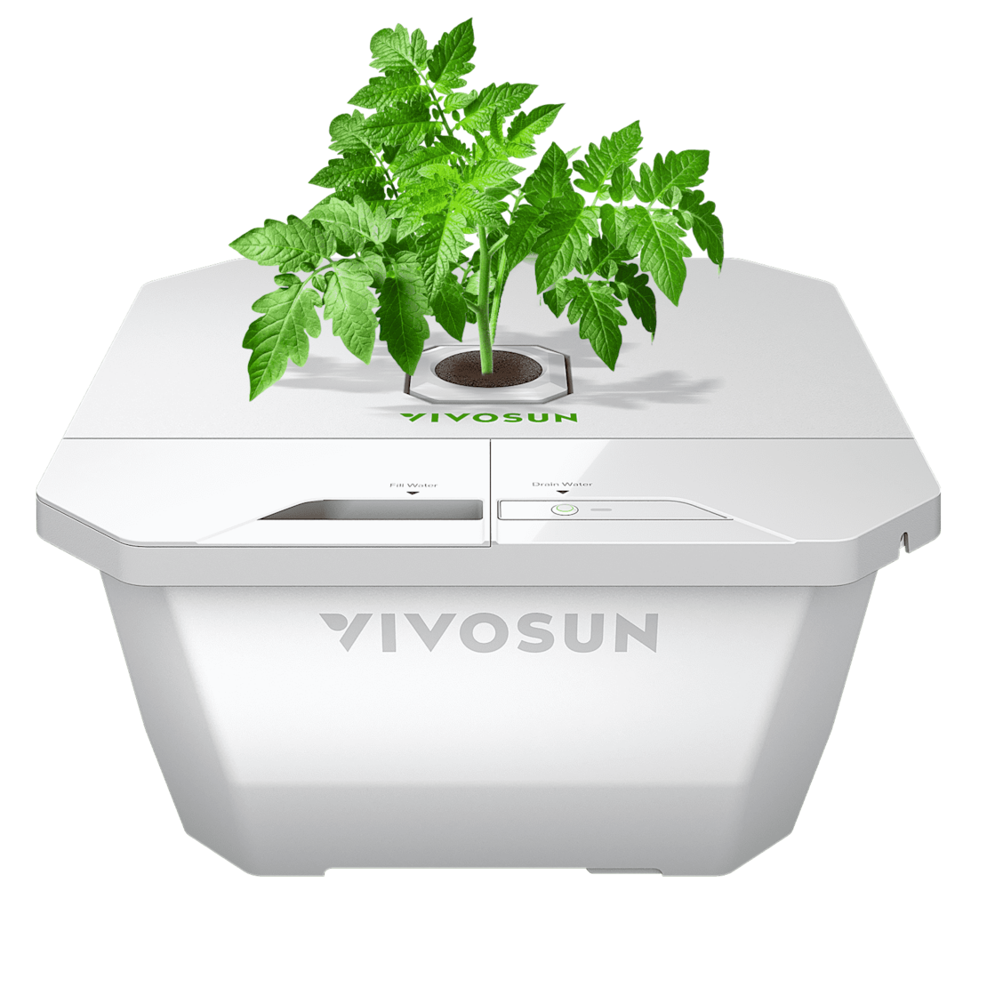 VGrow DWC Hydroponics Growing System Kit for VGrow Smart Grow Box, 4-Gallon Deep Water Culture with Air Stones and Rapid Rooters, Not Compatible with E42A+