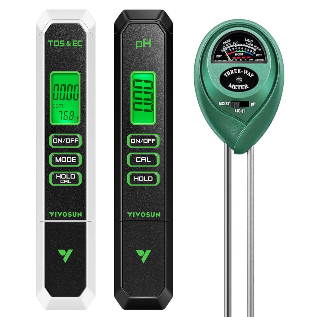 Comprehensive Water and Soil Testing Combo for Home, Garden and Hydroponics