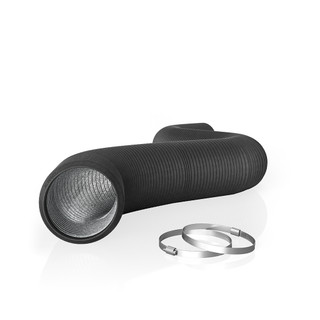 Flexible Ducting 4", Durable Four-Layer Aluminum 25' Long