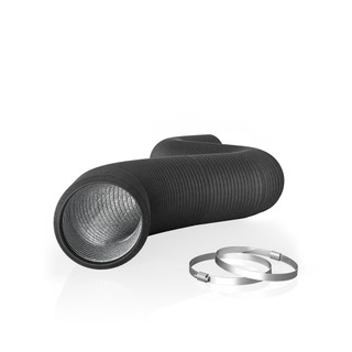 Flexible Ducting 6", Durable Four-Layer Aluminum 8' Long