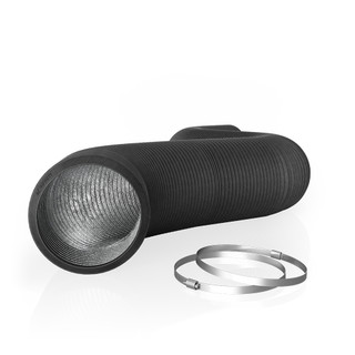 Flexible Ducting 8", Durable Four-Layer Aluminum 25' Long