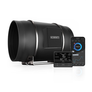 CLOUDLINE T10, Quiet Inline Fan 10" with Temperature Humidity VPD Controller