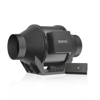 CLOUDLINE H4, Humidity-Proof Inline Fan 4" with Speed Controller