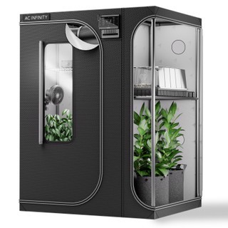 CLOUDLAB 864D, 2-in-1 Advance Grow Tent 5x4, Thickest Poles and Canvas 60" x 48" x 80"