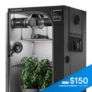 Advance Grow Tent System 4x4, Integrated Smart Controls, 4-Plant Kit