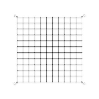 Grow Tent Trellis Netting 4x4', Flexible Elastic Cords