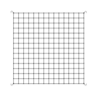 Grow Tent Trellis Netting 5x5', Flexible Elastic Cords