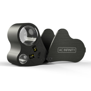 Jewelers Loupe, Pocket Magnifying Glass with LED Light & Dual Lenses