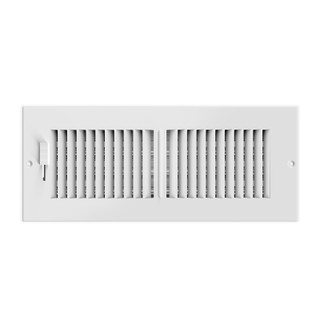 Register Ventilation Grille 4" x 12", White