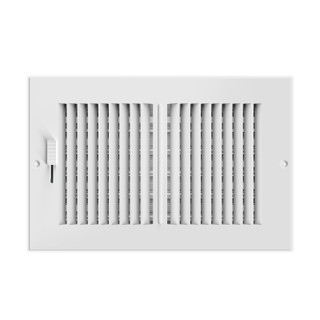 Register Ventilation Grille 6" x 10", White