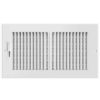 Register Ventilation Grille 6" x 12", White