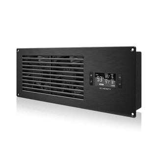 AIRFRAME T7-N, AV Equipment Closet Fan, 17" Black Intake